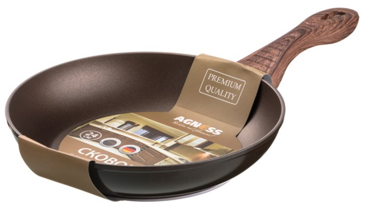 Сковорода с антипригарным покрытием диаметр=24 см.высота=4,8 см. Ningbo Gourmet (918-142) 