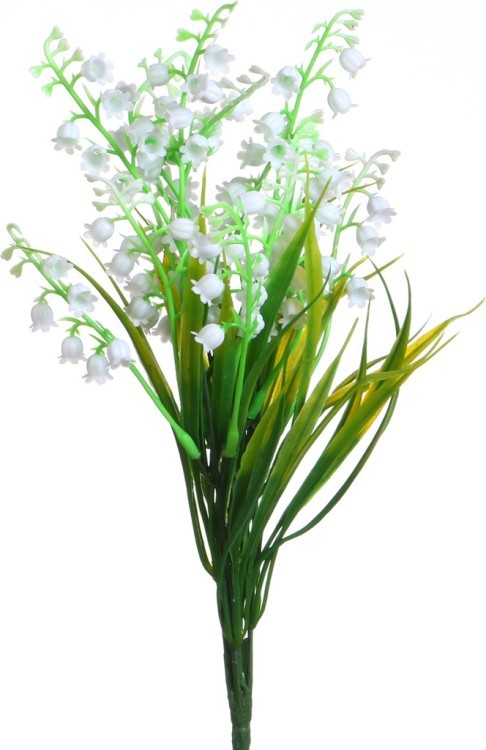 Цветок искусственный "колокольчики"  высота=31 см. (кор=600шт.) Huajing Plastic (23-362)