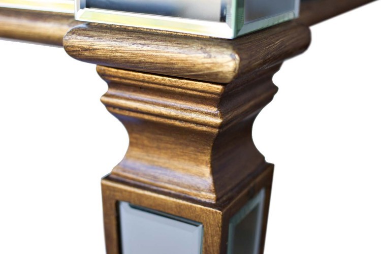 Стол обеденный столешница мрамор,зеркальн.180*90*87,5 (TT-00000080)
