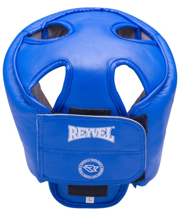 Шлем открытый RV-302, кожзам, синий (156039)