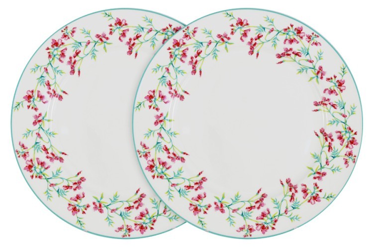 Набор из 2-х обеденных тарелок Цветущий горошек - PF-15-029-4-AL Primavera
