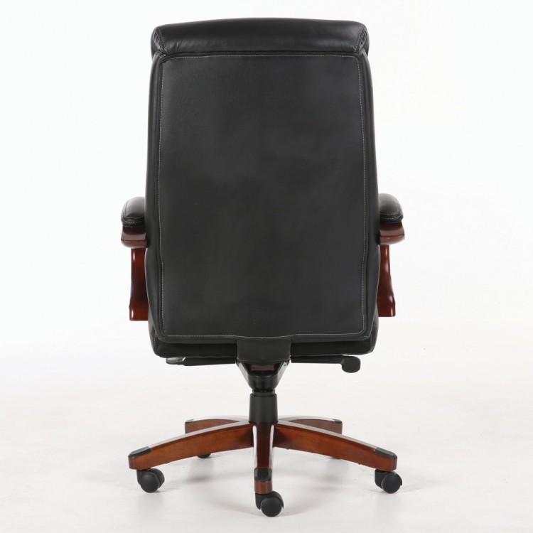 Кресло из натуральной кожи Brabix Premium Infinity EX-707 дерево черное 531826 (1) (91473)