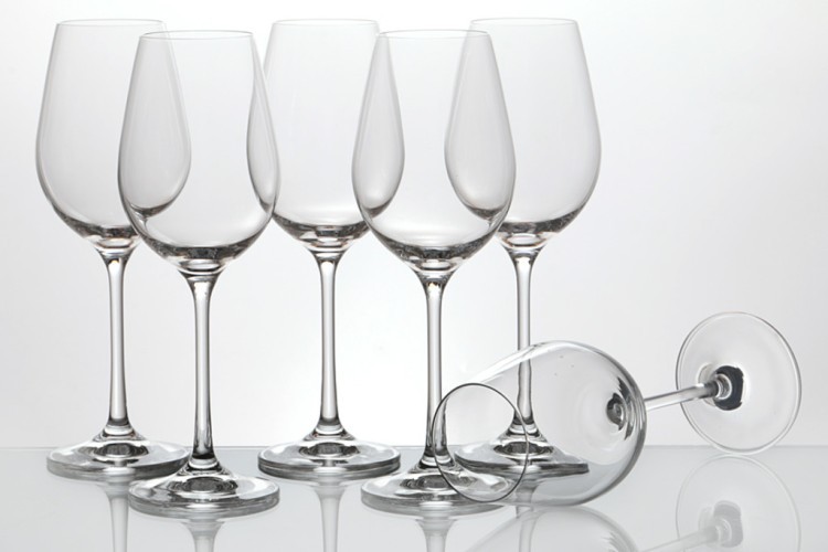 Набор бокалов для вина из 6 шт."виола" 250 мл. высота=12 см. Crystalex Cz (674-175) 