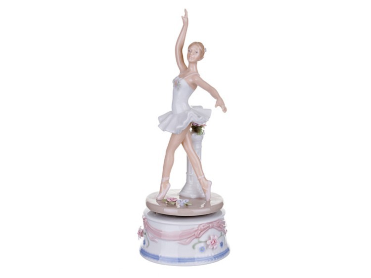 Музыкальная статуэтка  "балерина" высота=23 см. Porcelain Manufacturing (461-082) 
