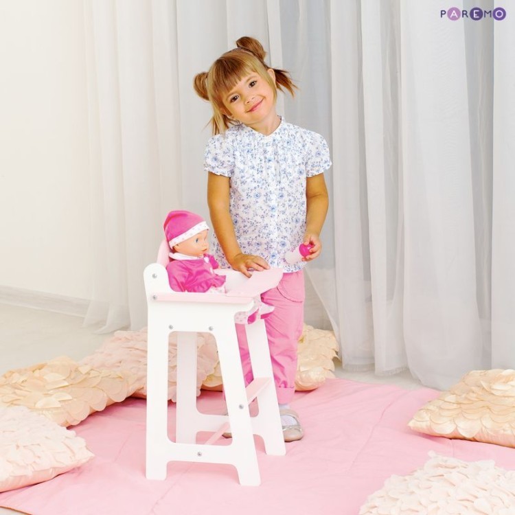Кукольный стул для кормления, цвет Розовый (PFD116-11)