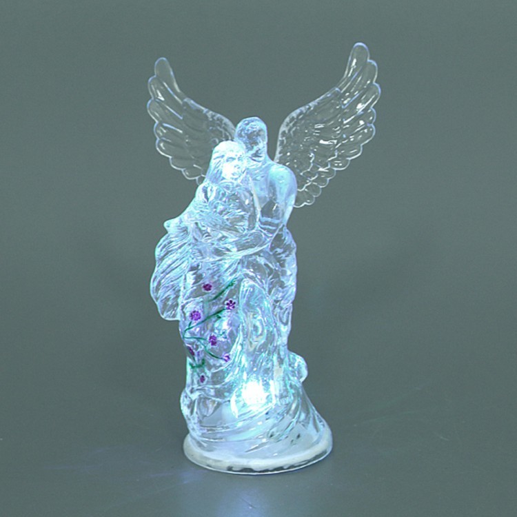 Фигурка "ангелы"  с подсветкой высота=15 см. Polite Crafts&gifts (786-154) 