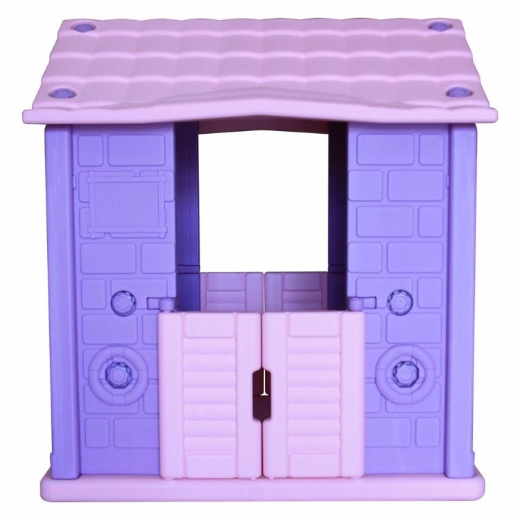 Игровой домик для детей "Королевский" (2 окна, 2 двери), пурпурный (KK_KH2000_P)
