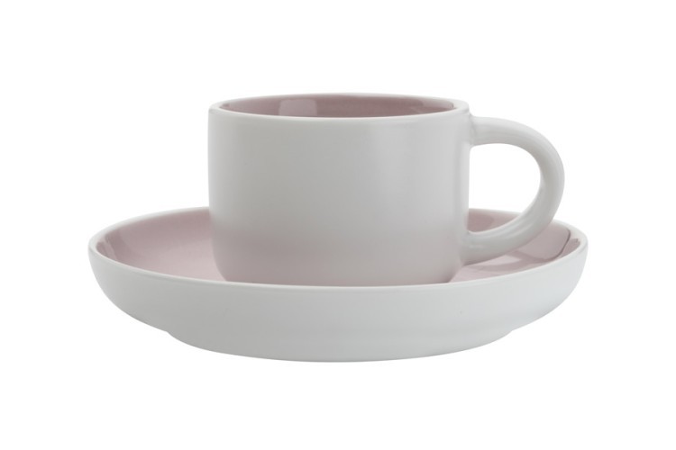 Чашка кофейная с блюдцем Оттенки (розовая) без инд.упаковки - MW475-DI0121 Maxwell & Williams