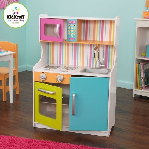Деревянная игровая кухня для девочек "Делюкс Мини" (Bright Toddler Kitchen) (53294_KE)