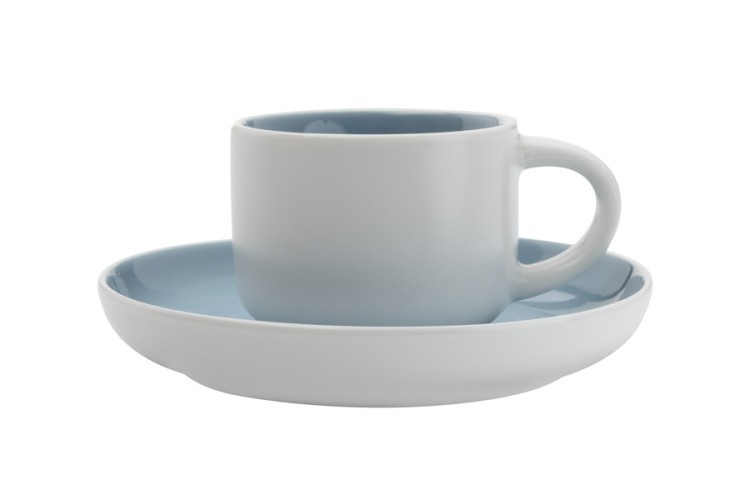 Чашка кофейная с блюдцем Оттенки (голубая) без инд.упаковки. - MW475-DI0122 Maxwell & Williams