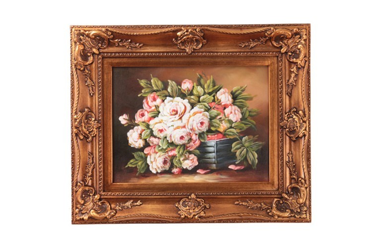 Картина "розы" полотно 30*40 см. багет 50*60 см. Frame Factory (107-16111) 
