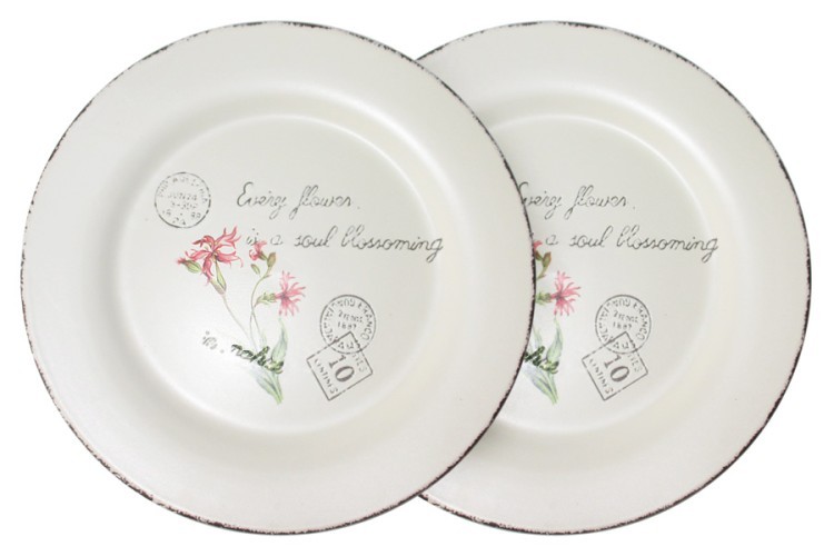 Набор из 2-х обеденных тарелок Воспоминания LF Ceramic ( LF-120E2257-2-AL )