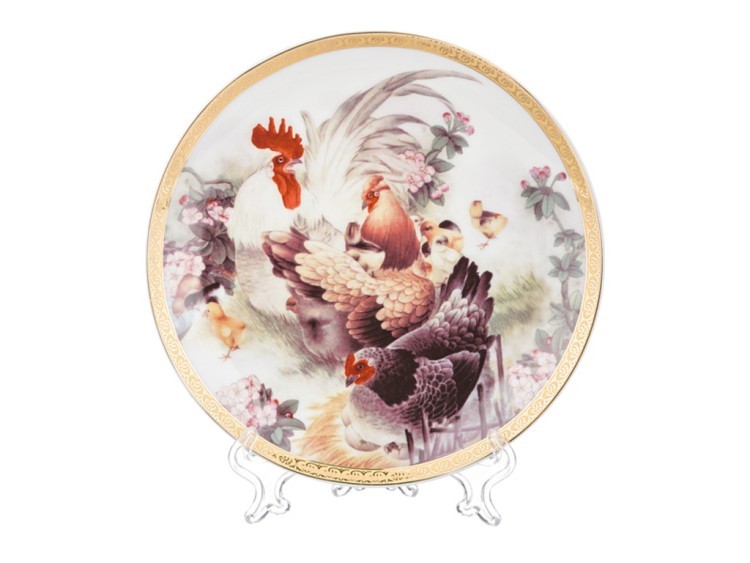 Тарелка настенная декоративная, диаметр 17,8 см. Hangzhou Jinding (55-2995) 
