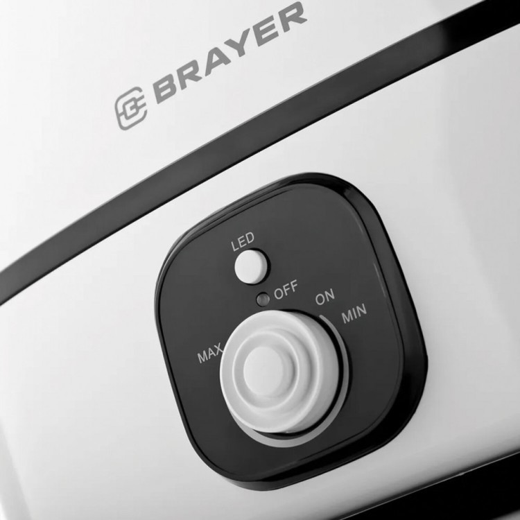 Увлажнитель воздуха BRAYER BR4702 объем бака 6 л 25 Вт арома-контейнер белый 456129 (1) (94144)