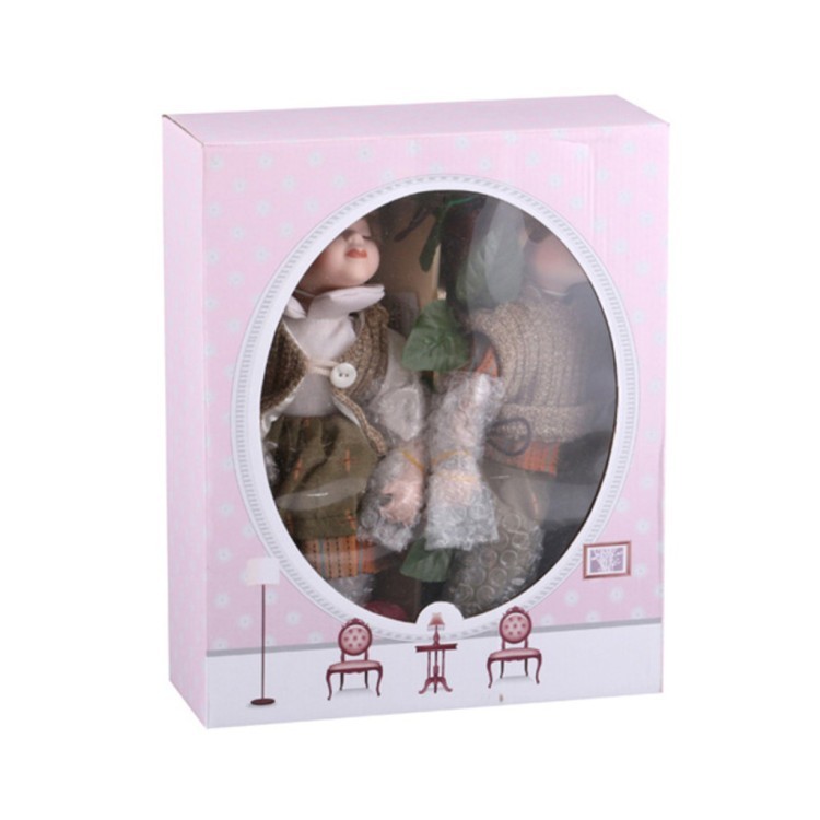 Набор кукол из 2 шт. "поцелуй-ка!"  высота=30 см. Jiangsu Holly (485-072) 