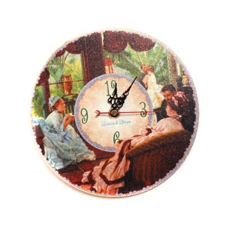 Часы настенные "чай" 20 см. (531-143) 