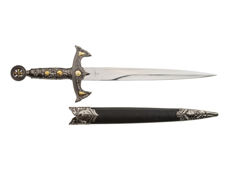 Изделие декоративное "меч короткий" 16*52 см. лезвие 35 см Polite Crafts&gifts (210-126) 