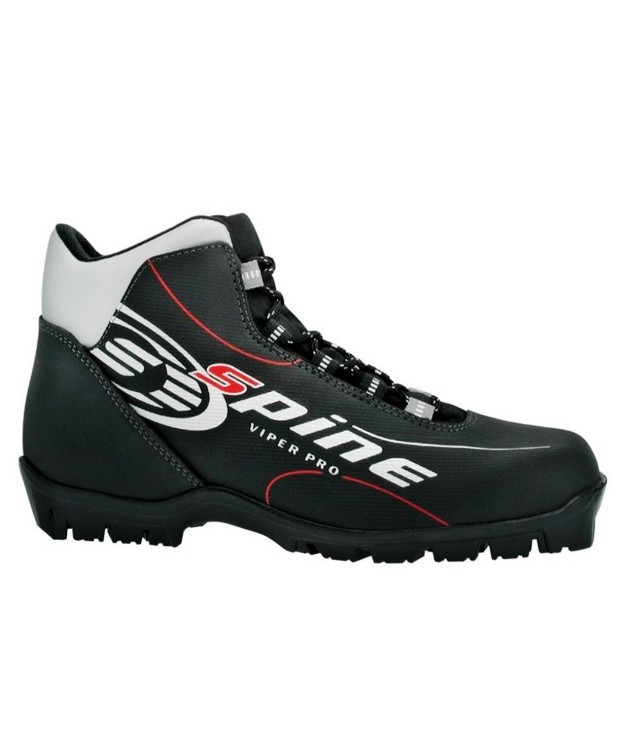 Ботинки лыжные SNS Viper 452, синт. кожа, черные (7044)