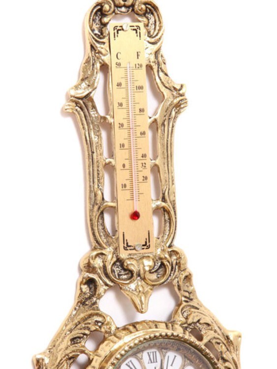 Часы настенные с термометром =9 см. Alberti Livio (646-044) 