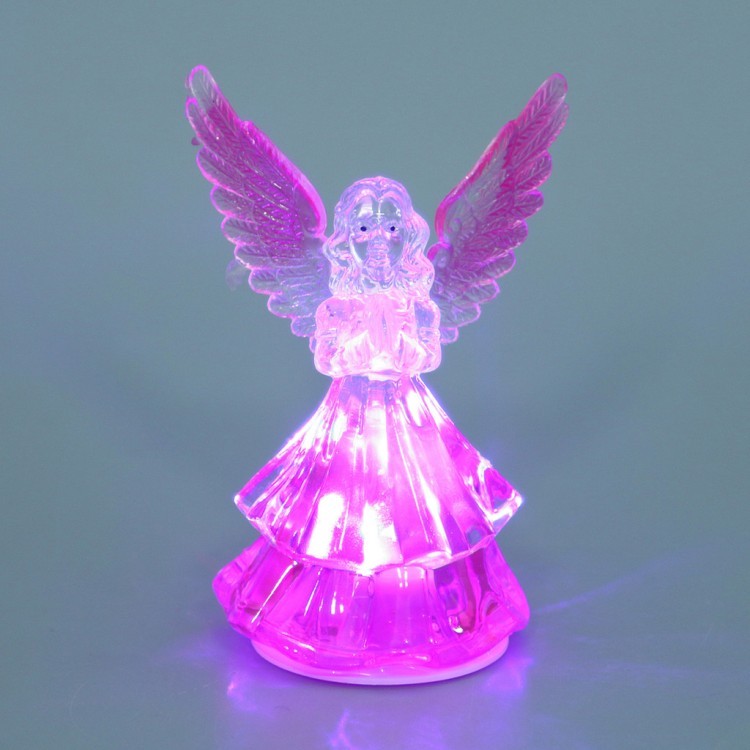 Фигурка "ангелочек" с подсветкой высота=9 см. (кор=360шт.) Polite Crafts&gifts (786-151)