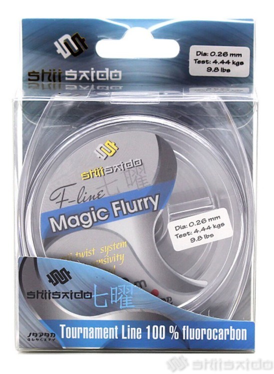 Леска флюорокарбон Shii Saido Magic Flurry, 30 м, 0,118 мм, до 0,99 кг, прозр. SFLMF30-0,12 (70910)