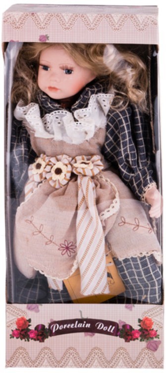 Кукла фарфоровая высота=40 см. RF COLLECTION (346-236)