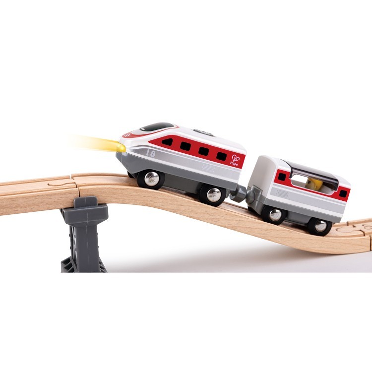 Игрушка поезд на батарейках "Интер Сити", свет, движение вперед-назад (E3774_HP)