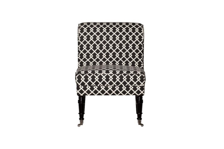 Кресло лен черно-белый  61*73*87см (TT-00000648)