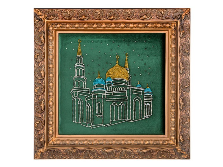 Картина из страз на бархате "мос.соб.мечеть" 50*49 (562-209-75) 