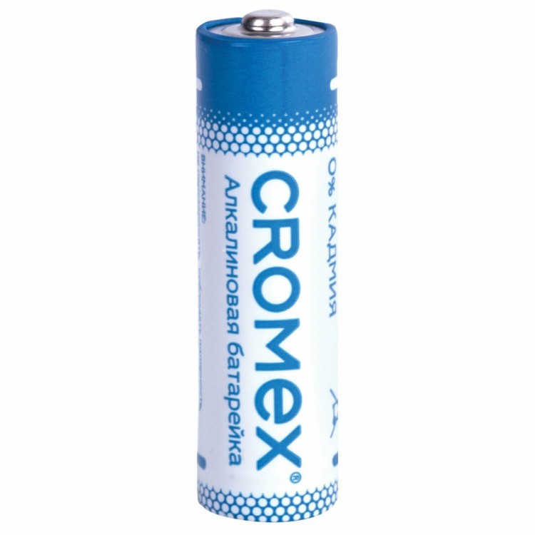 Батарейки алкалиновые пальчиковые к-т 40 шт CROMEX Alkaline АА LR6,15А в коробке 455594 (1) (94016)