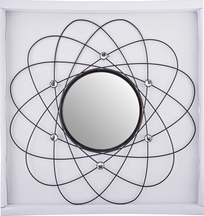 Зеркало настенное диаметр=54 см. зеркала=25 см. (кор=6шт.) Lefard (764-027)