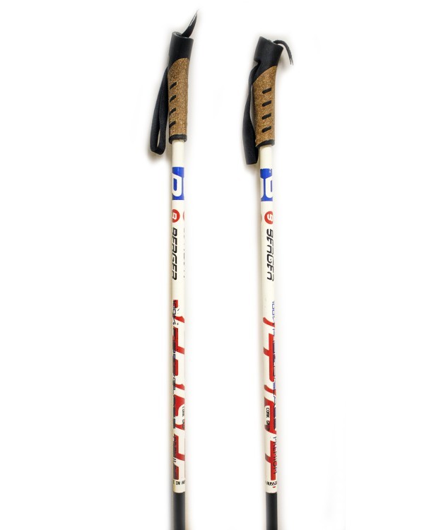 Палки лыжные Premium стекловолокно пробковая ручка, 120 см (72547)