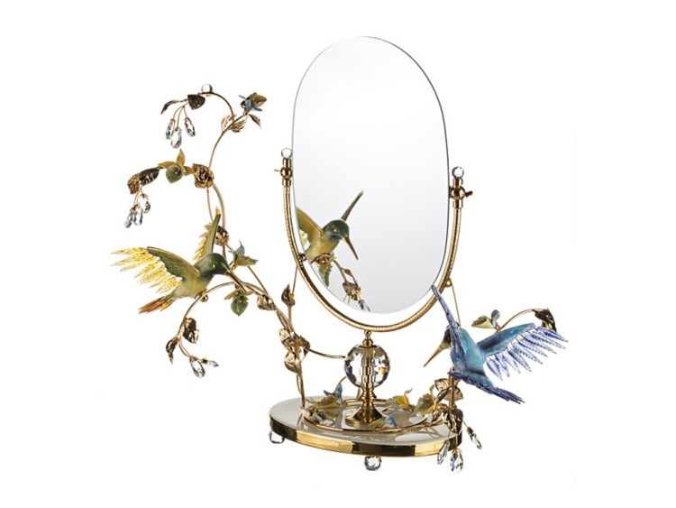 Зеркало настольное "колибри" высота=73 см. STELLA (341-163)