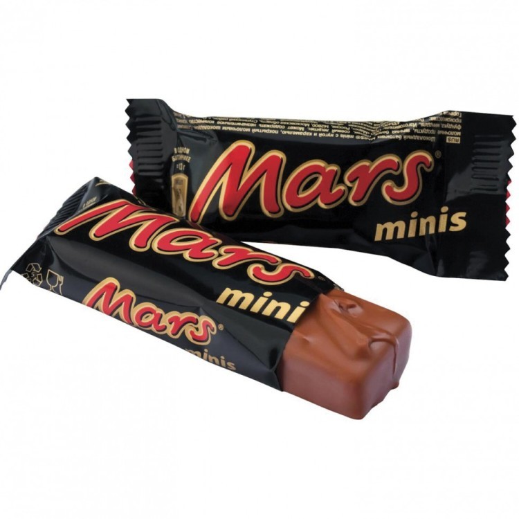 Конфеты шоколадные MARS minis весовые 1 кг картонная упаковка 56730 622256 (1) (91826)