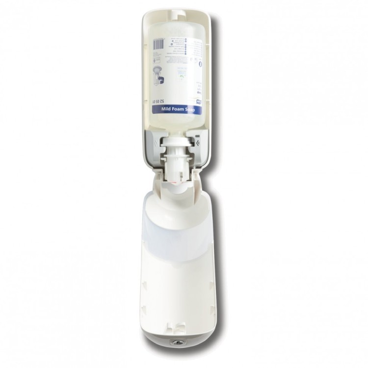 Дозатор для жидкого мыла-пены СЕНСОРНЫЙ TORK Сист S4 Elevation 1 л белый 561600 602966 (1) (94833)