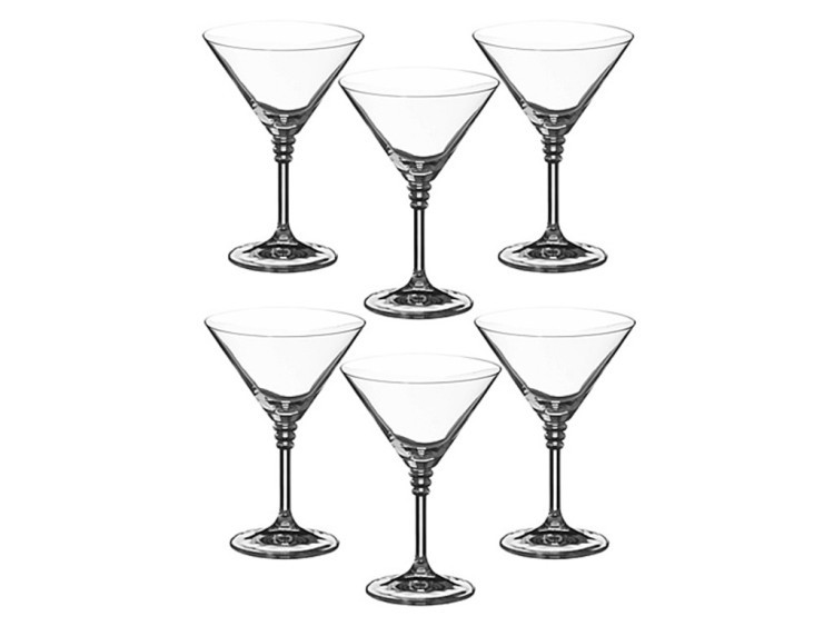 Набор бокалов для коктейлей из 6 шт. "оливия" 210 мл. высота=15,5 см. Crystalex Cz (674-289) 