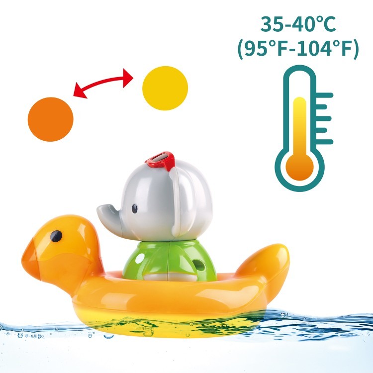 Заводная плавающая игрушка для ванны Слоник (E0222_HP)