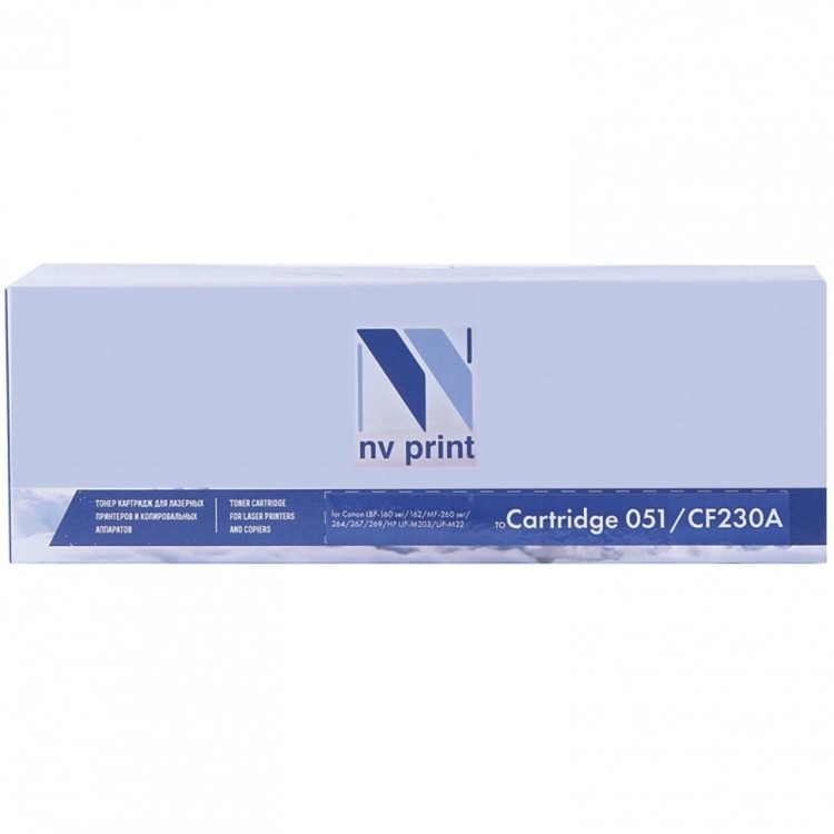Картридж лазерный NV PRINTNV-051/CF230A для Canon ресурс 1700 стр. 363644 (1) (91017)