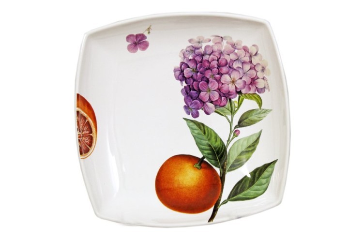 Тарелка суповая  Гортензия и апельсины Ceramiche Viva ( CV2-8448.1-AL )