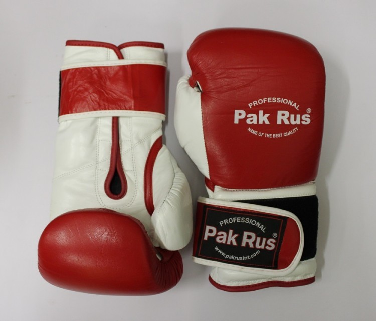 Перчатки боксерские Pak Rus ,кожа, 12 OZ (PR-12492) (52680)