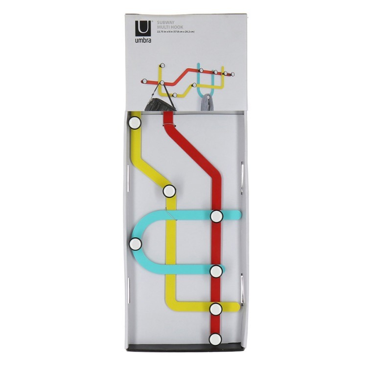 Вешалка subway, 57,8 см, разноцветная (44486)