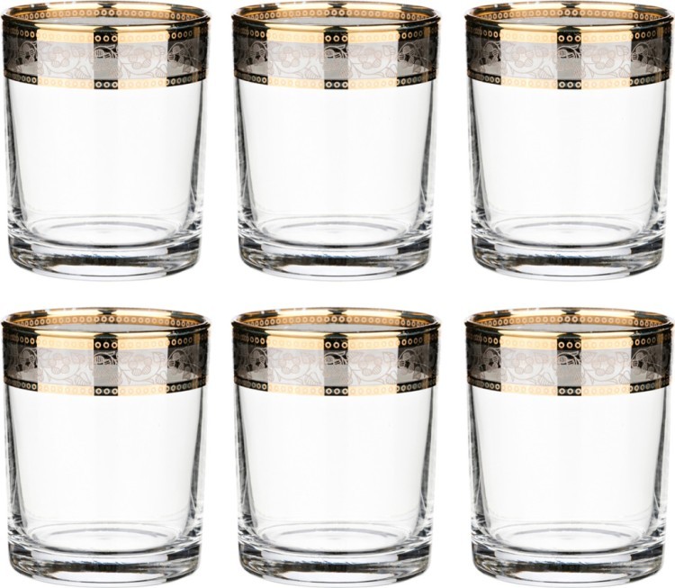 Набор стаканов для воды "истамбул кант" из 6 шт. 255 мл. (кор=4набор.) Алешина Р.р. (484-045)