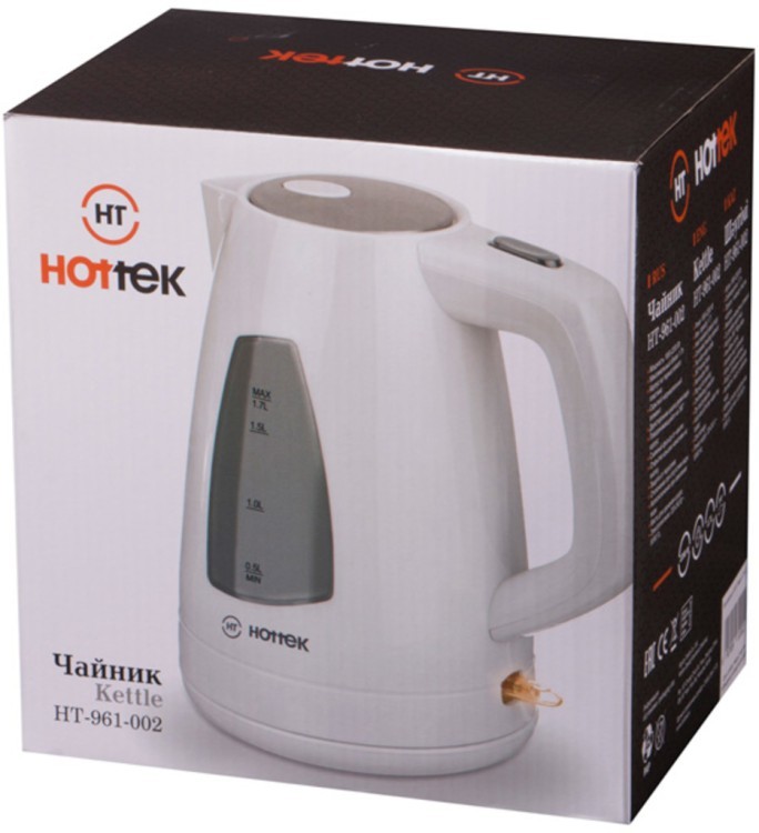 Чайник электрический hottek пластик ht-961-002 1,7 л, 2200 вт Keyon Trade