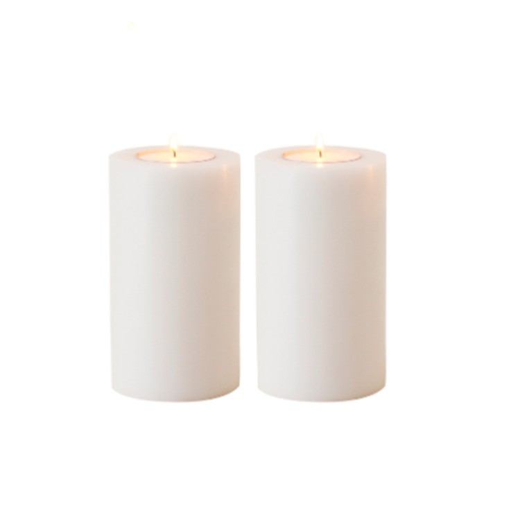 Свечи декоративные, набор из 2 шт 106948(ACC06948), пластик, white, ROOMERS FURNITURE