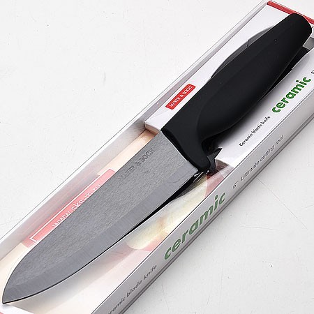 Нож КЕРАМИКА 15,2 см сил/ручка КОРЕЯ МВ (22666)