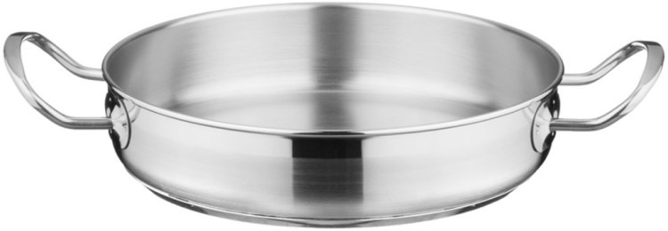 Сотейник со стеклянной крышкой "professional" диаметр=24 см.2,5 л.высота=5.5 см. Pinti Inox (340-048) 