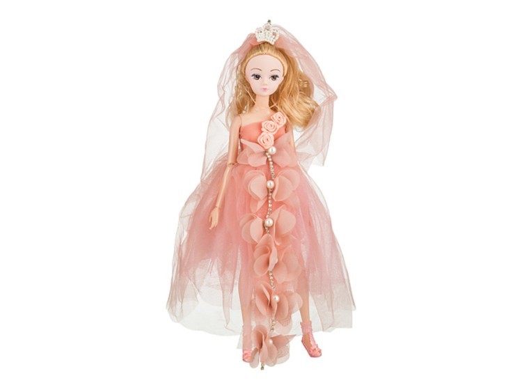 Кукла высота=32 см.пластмасса 100% ткань 100% блондинка Gree Textile (485-206) 