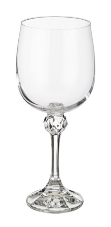 Набор бокалов для вина из 6 шт. "джулия" 340 мл высота=19,5 см Bohemia Crystal (674-447)