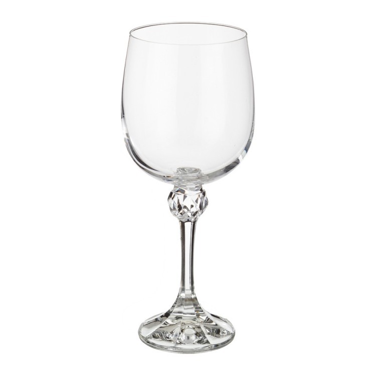 Набор бокалов для вина из 6 шт. "джулия" 340 мл высота=19,5 см Bohemia Crystal (674-447)