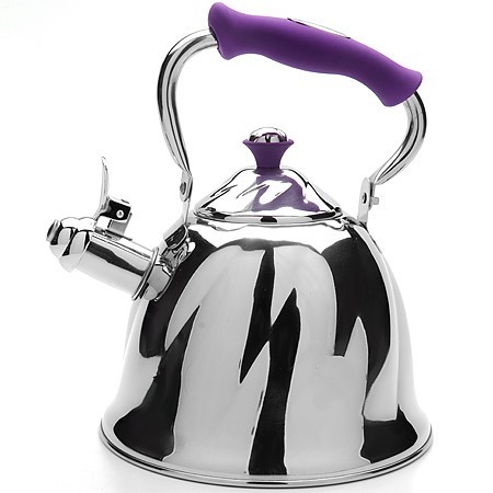 Чайник мет 3л со свистком руч/фиолет МВ (23780)